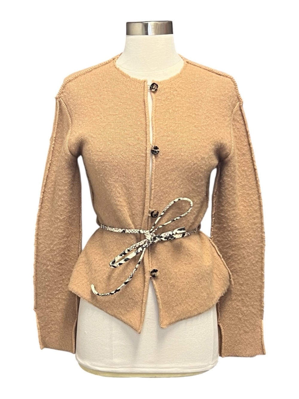 Marni Brown Cardigan with Belt